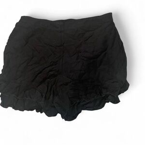NATURAL LIFE Black High Waist Shorts